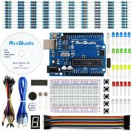 🔧 полный стартовый комплект arduino uno r3: включено идеальное руководство, учебник и совместимость с ide логотип