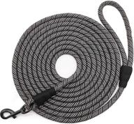 🐕 maypaw long dog leash - 15ft, 20ft, 30ft, 50ft, 75ft, 100ft training leash - nylon rope dog lead ideal for small and medium dogs - perfect for walking, hiking, camping, hunting, and recall training logo