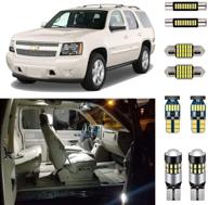 🔆 upgrade your interior lighting - autogine 14 piece white led lights kit for chevrolet tahoe/suburban or gmc yukon 2007-2014 logo