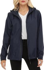 img 4 attached to BenBoy Waterproof Lightweight Windbreaker YY6316W White S Women's Clothing