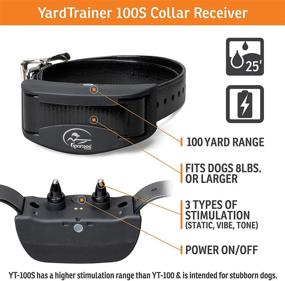 img 2 attached to 🐶 SportDOG YardTrainer Семейные Пультовые Тренажеры - Водонепроницаемые Ошейники для Дрессировки Собак с Перезаряжаемой Батареей, Статическим, Вибрационным и Звуковым Режимами