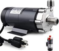 🔌 ferroday magnetic drive pump wort pump food safe high temp stainless head magnetic pump 15rm 1/2" npt thread homebrew pump - black logo