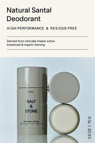 img 2 attached to Salt & Stone - Natural Deodorant Nº 1 - Santal - Unisex, Vegan, 🌿 Gluten Free, Cruelty Free, Aluminum Free, Paraben & Sulfate Free - Long-lasting 48 Hour Protection