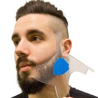 🧔 aberlite clearshaper - премиальный набор для придания формы бороде с карандашом от парикмахера - 100% прозрачный, множество стилей - великолепный инструмент для создания идеальной формы бороды и укладки волос (зарегистрированный патент сша) - шаблон-направляющая для бороды и стрижки волос. логотип