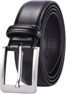 👔 genuine leather classic casual belts for men: xouxou men's accessories logo