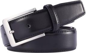 img 2 attached to 👔 Genuine Leather Classic Casual Belts for Men: XOUXOU Men's Accessories