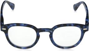 img 1 attached to 👓 Peepers by PeeperSpecs Headliner Focus Tortoise Round Blue Light Filtering Reading Glasses, 45mm, +3.00 Strength: Reduce Eye Strain and Enhance Focus!