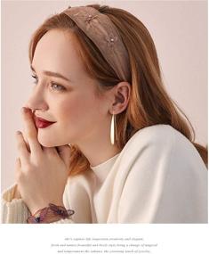 img 2 attached to 💃 Stylish and Versatile: HANPABUM 4 Pairs Curved Threader Dangle Earrings for Women Girls - Hoop, Bar, Arrow Statement Earrings Set