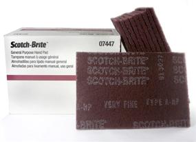 img 1 attached to 🛒 Bundle Deal: 5-Pack of Red 3M Scuff Pads by Scotch Brite - Genuine 3M Brand