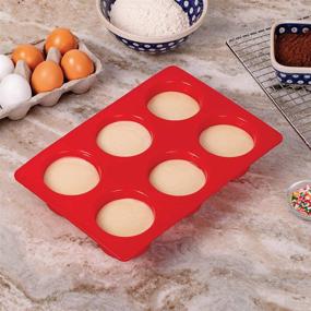 Muffin Pan, 2.75 Silicone Muffin Tin 6 Cups Silicone Cupcake Molds - 2  PACK