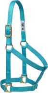 🐴 weaver leather simple fixed-size nylon horse halter logo