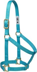 img 2 attached to 🐴 Weaver Leather Simple Fixed-Size Nylon Horse Halter