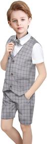 img 4 attached to Boys' Classic Wedding Suit & Sport Coat - Perfect Birthday Outfit Clothing