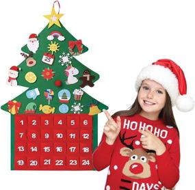 img 4 attached to 🎅 Gearing up for the Festive Season: Christmas Toddlers Calendar Countdown Decoration