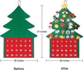 img 3 attached to 🎅 Gearing up for the Festive Season: Christmas Toddlers Calendar Countdown Decoration