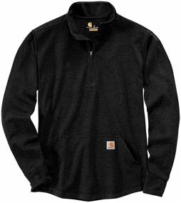 img 1 attached to Carhartt Одежда и рубашки для мужчин с длинным рукавом, размер 2X Large - расслабленная модель, тяжелый вес.