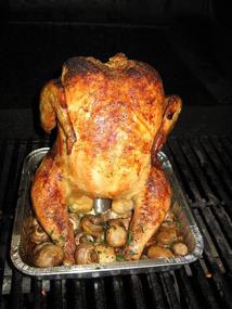 img 2 attached to 🍗 BBQ Beer Can Roaster - Enjoy the Perfectly Roasted Beer Can Chicken with Stainless Steel Roaster, Detailed Instructions, and Scrumptious Recipes!