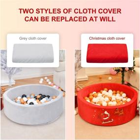 img 3 attached to 🎉 Double Ball Pit Delight: 2Pcs Covers Included for Non-stop Fun