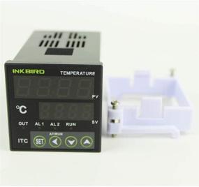 img 1 attached to 🌡️ Inkbird Dual Digital PID Temperature Controller with 2 Relay Output | ITC-100VH+ K sensor