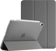 procase ipad air 4 case - 10.9 inch 2020 ipad air 4th generation a2316 a2324 a2325 a2072 slim stand protective smart cover - grey логотип