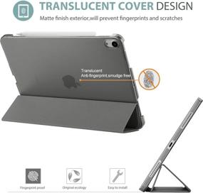 img 2 attached to ProCase iPad Air 4 Case - 10.9 Inch 2020 iPad Air 4th Generation A2316 A2324 A2325 A2072 Slim Stand Protective Smart Cover - Grey