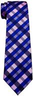 👔 trendy tartan plaid woven boy's tie for 8-10-year-olds logo