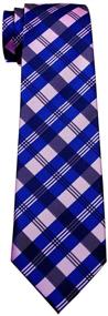 img 3 attached to 👔 Trendy Tartan Plaid Woven Boy's Tie for 8-10-Year-Olds