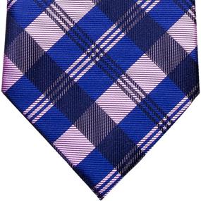 img 2 attached to 👔 Trendy Tartan Plaid Woven Boy's Tie for 8-10-Year-Olds