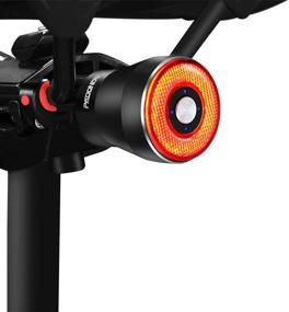 img 4 attached to 🚴 Padonow Smart Bike Tail Light: Auto On/Off Flashing Red LED Lights, Easy Mount Cycling Safety Brake Taillight - USB Rechargeable, Ultra Bright, Light Sensing Bicycle Rear Light