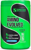 видовое питание amino evolved eaa & bcaa powder: ферментированные аминокислоты для улучшенного восстановления мышц, выносливости и поддержки перед и после тренировки (голубая малина, 30 порций) логотип