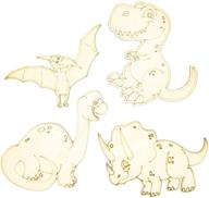 bright creations dinosaur cutouts designs logo