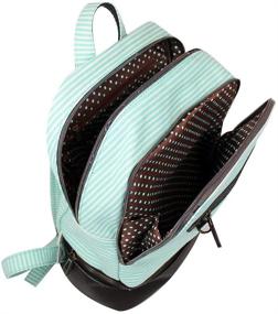 img 2 attached to Chala Striped Detachable Stripe Backpack: Stylish and Practical