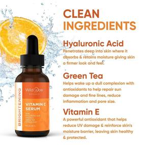 img 3 attached to 💧 Anti Aging Vitamin C Serum with Hyaluronic Acid - Firming, Pore Minimizing, and Dark Spot Remover for Face - Enriched with Ferulic Acid, Vitamin E, and Green Tea - 4 oz