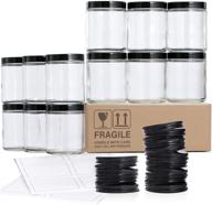 get 12 durable 8 oz thick glass pieces in a pack logo