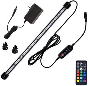 img 4 attached to 🐠 15" FINEIAM Submersible LED Aquarium Light: Timer, Remote Control, Multicolor, Waterproof, Plants, 13 Colors, 7W