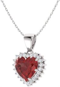 img 3 attached to 💎 Diamondere Natural Certified Diamond Necklace for Girls' in Necklaces and Pendants