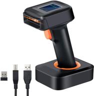 tera hw0006: 2d qr wireless barcode scanner with screen display and time 🔍 indicator - bluetooth 2.4g wireless technology and large 2200mah battery - efficient warehouse model logo