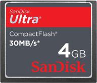 💾 карта памяти sandisk ultra cf 4 гб - sdcfh-004g-u46, скорость до 30 мб/с логотип