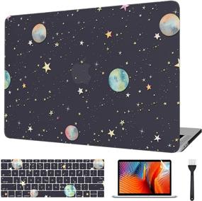 img 4 attached to 🌌 Ultra Thin MacBook Air 11 Inch Case with Keyboard Cover & Screen Protector - Only for Mac Air 11" 2012-2015 (A1465/A1370) - Starry Night
