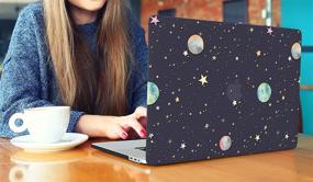 img 2 attached to 🌌 Ultra Thin MacBook Air 11 Inch Case with Keyboard Cover & Screen Protector - Only for Mac Air 11" 2012-2015 (A1465/A1370) - Starry Night