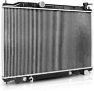 🚗 high-quality autosaver88 radiator for 2003-2007 murano s se sl 3.5l v6 at with oil cooler logo