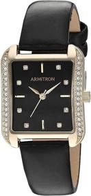 img 3 attached to Armitron Gold Tone 75 5725BKGPBK