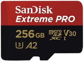 img 3 attached to 📷 SanDisk 256GB Micro SDXC память карта Extreme Pro для GoPro Hero 8 Black, Max 360 Action Cam U3 V30 4K Class 10 (SDSQXCZ-256G-GN6MA) комплект с 1 Everything But Stromboli MicroSD картридер