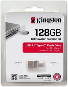 img 2 attached to 128GB Kingston Digital Data Traveler Micro Duo USB 3C Flash Drive (Model DTDUO3C/128GB)