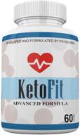 💪 keto fit advanced formula - supports ketosis for weight loss - 60 capsules - 1 month supply - ketofit logo