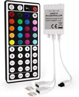 🔮 arrozon rgb led lights remote control replacement: 44 keys ir remote controller for led strip lights (1 to 2 controller) логотип