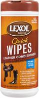 🧴 convenient leather conditioner quick wipes - pack of 25 логотип