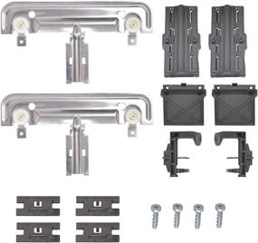 img 4 attached to Siwdoy W10712395 Dishwasher METAL Rack Adjuster Kit for Whirlpool Dishwasher | Replaces PS10065979 AP5957560 W10350375 W10250159