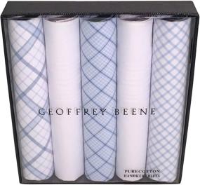 img 2 attached to 👔 Navy Pack of Geoffrey Beene Handkerchiefs