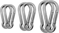 outmate stainless carabiner seawater keychain logo